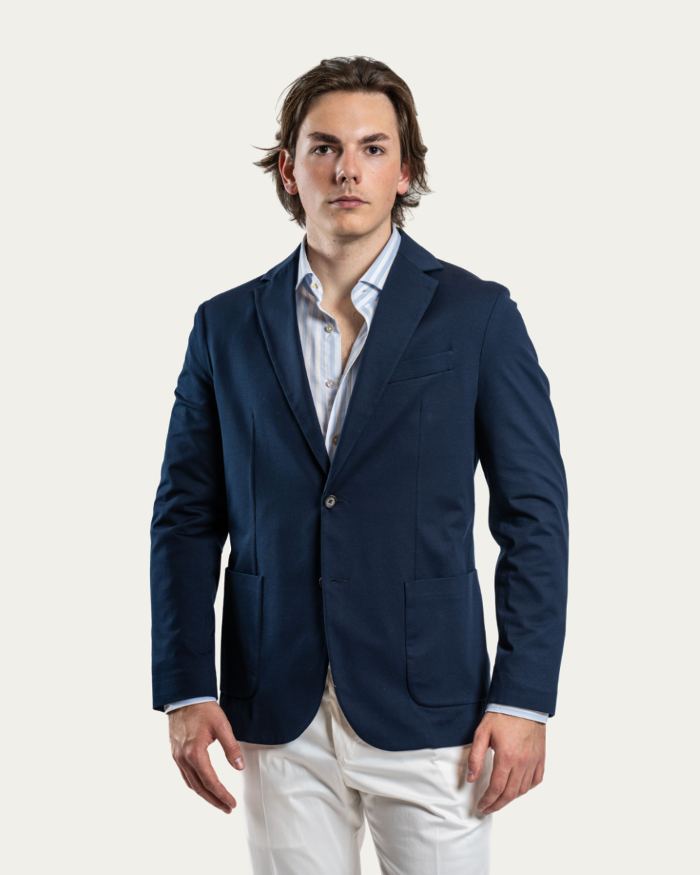 Circolo 1901 - Navy Jersey Blazer