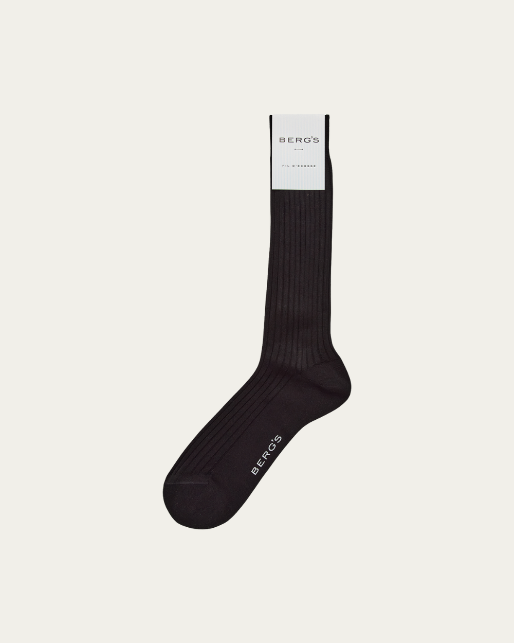 Berg's - Black Cotton Socks