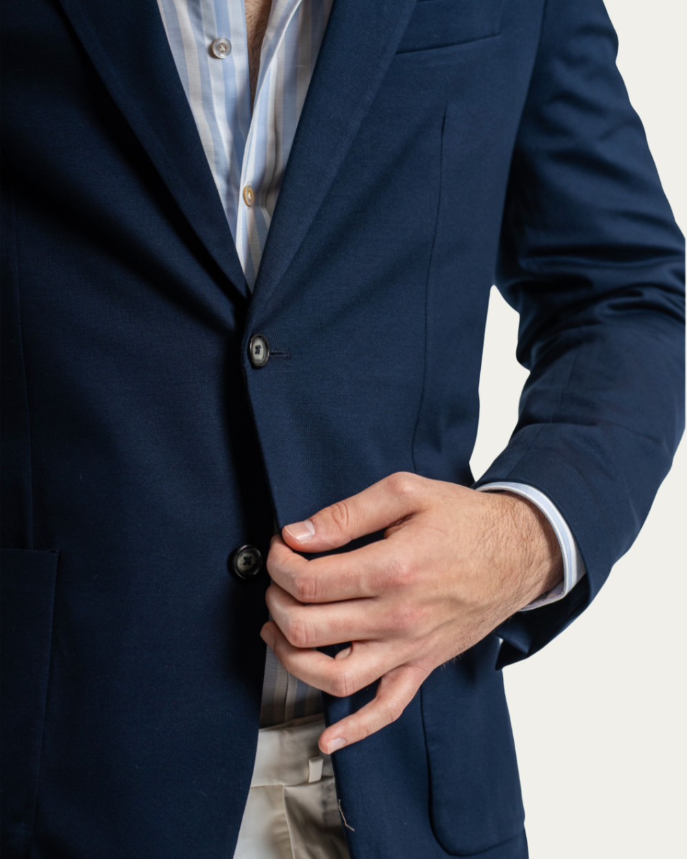 Circolo 1901 - Navy Jersey Blazer