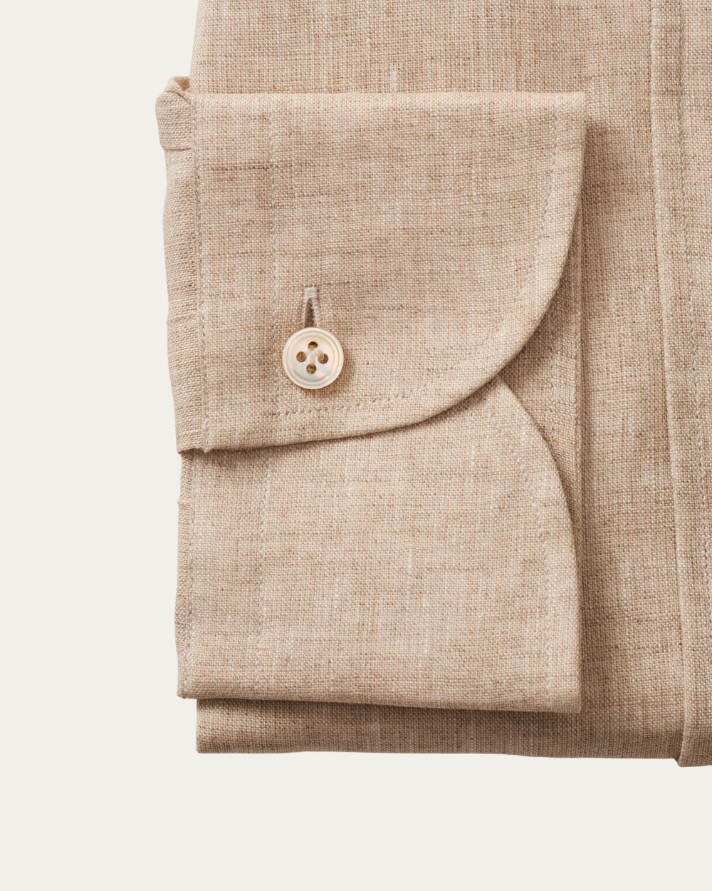 Beige Linen Fontalina Shirt | BERG’S