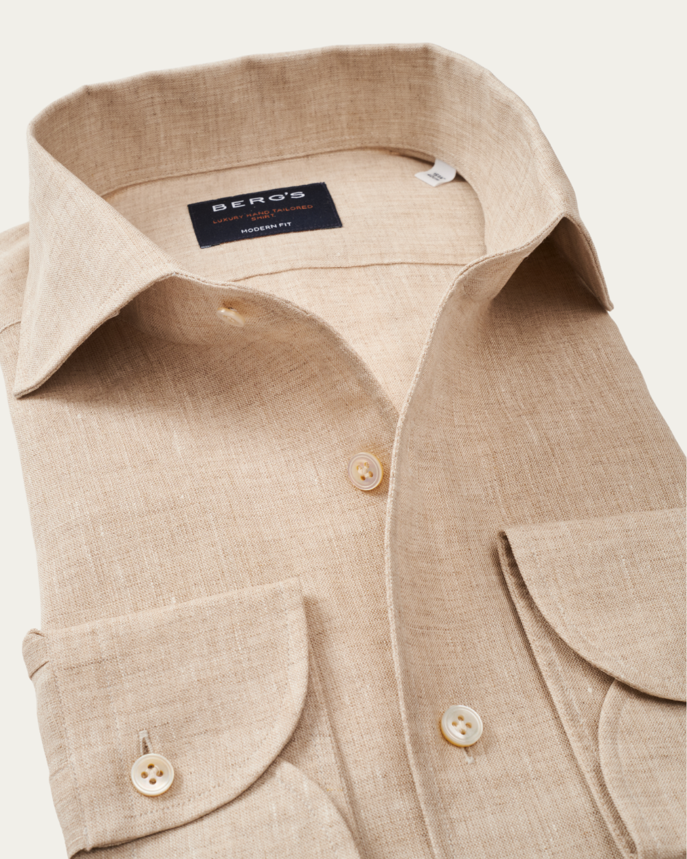 Beige Linen Fontalina Shirt | BERG’S