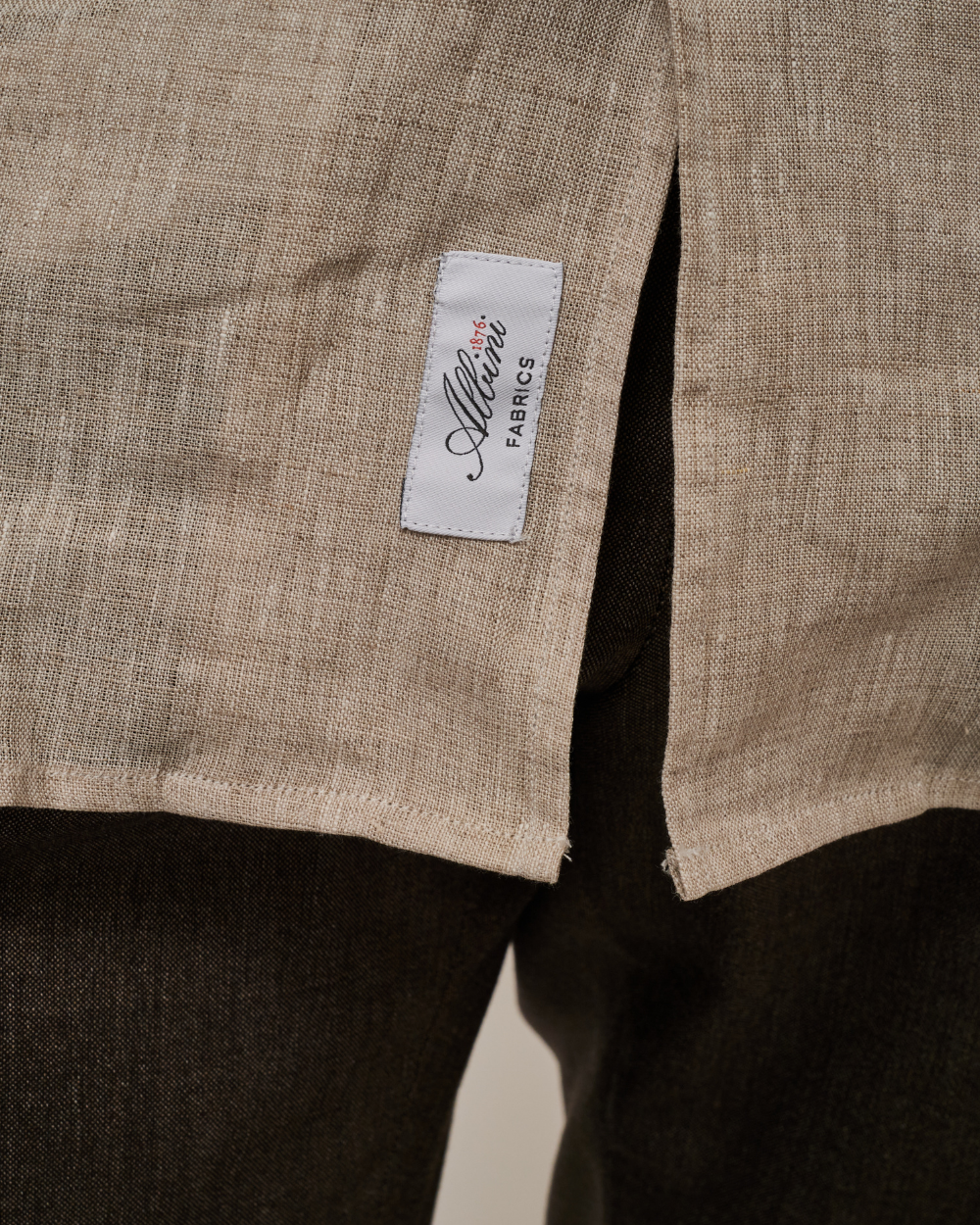 Beige Linen Fontalina Shirt | BERG’S