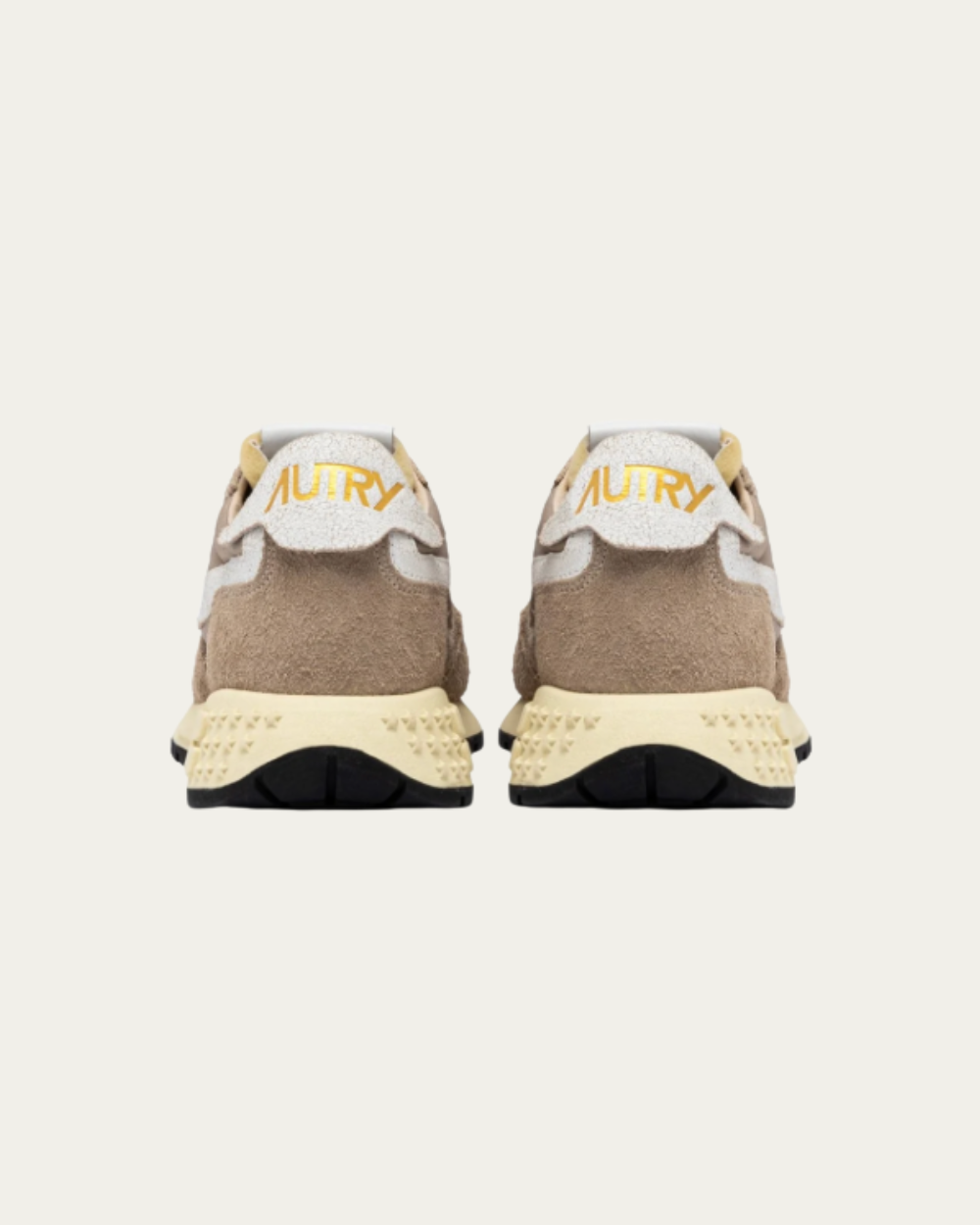 Reelwind Low Sneakers w kolorze pieprzowym i białym z nylonu i zamszu | Autry