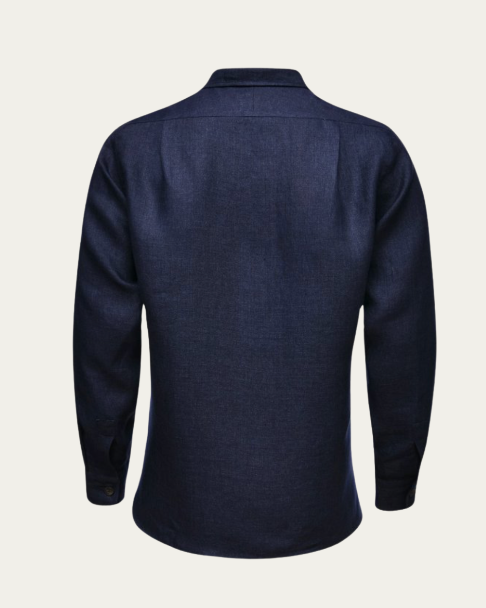 Emanuel Berg | Navy Blue Linen Overshirt