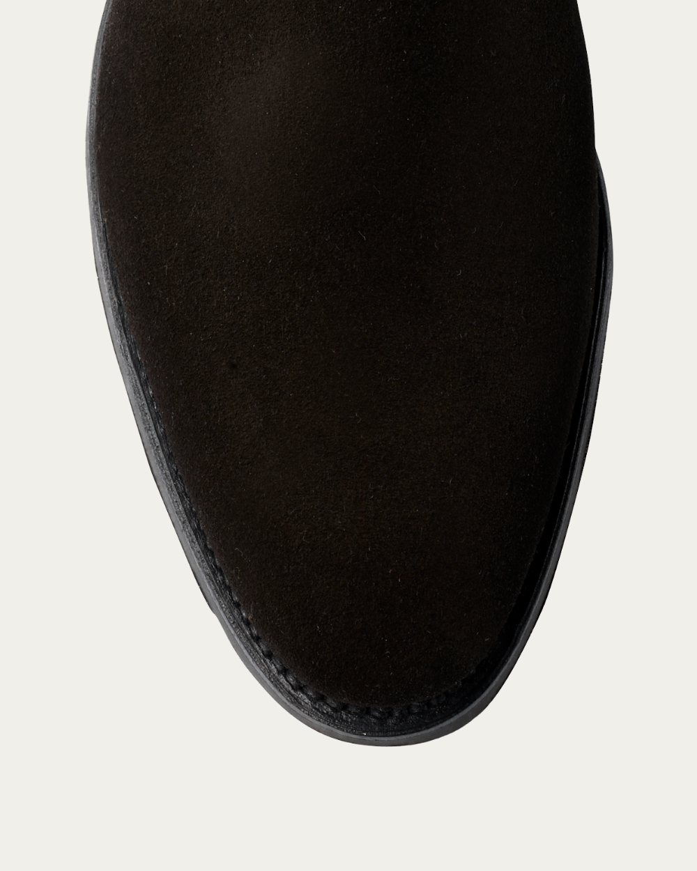 Czarne sztyblety Chelsea 8 ze skóry zamszowej | Crockett & Jones