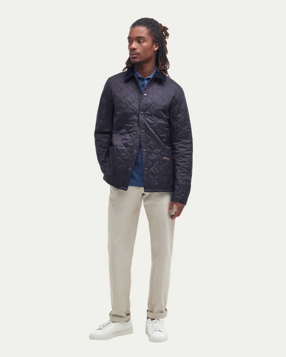 Heritage Liddesdale Quilted Jacket Navy | Barbour