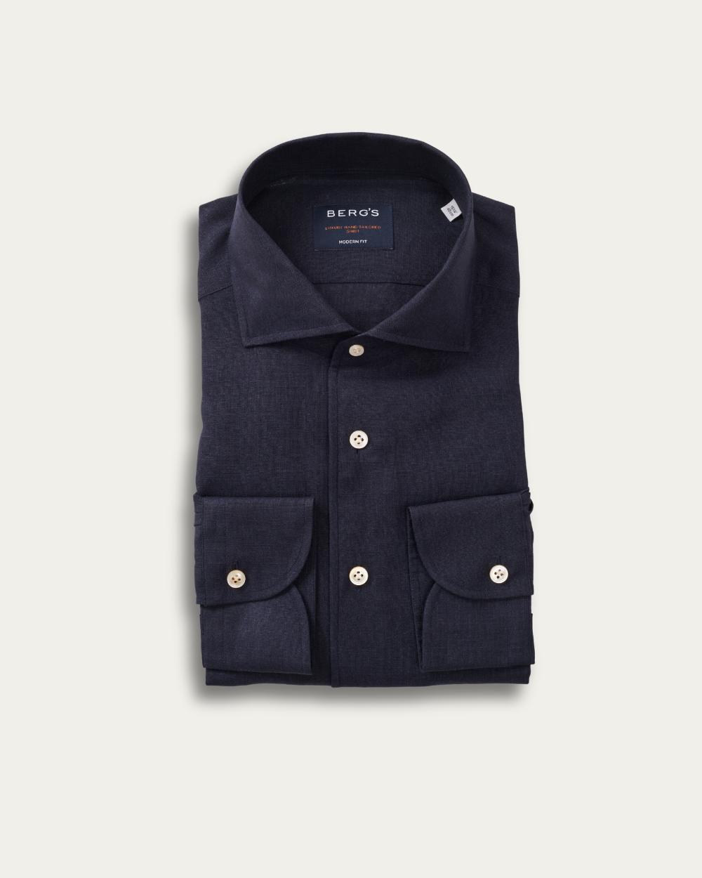 Navy Linen Fontalina Shirt | BERG’S