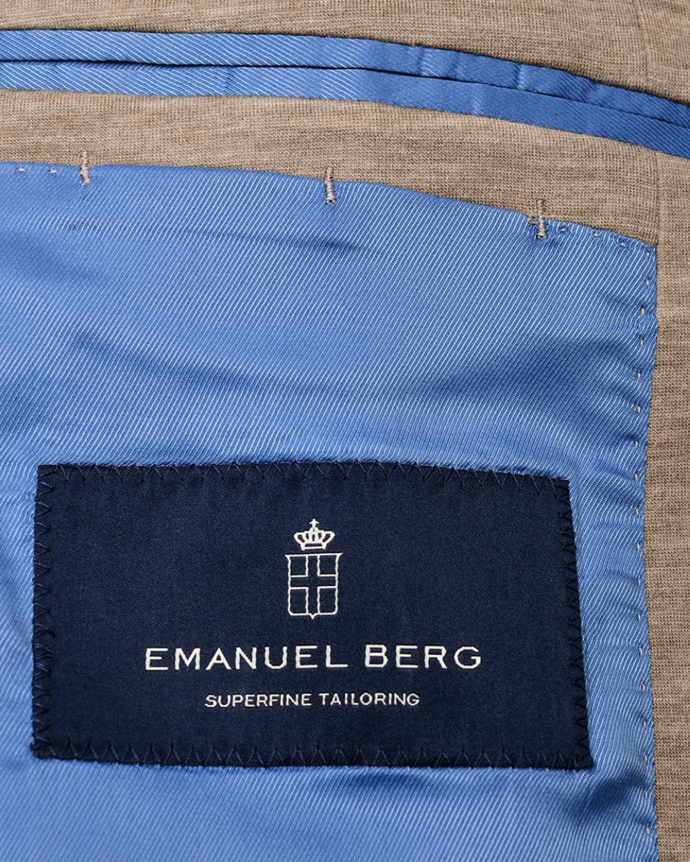 Beżowa marynarka Jersey z wełny | Emanuel Berg