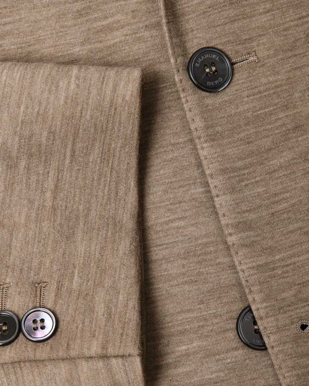 Beżowa marynarka Jersey z wełny | Emanuel Berg