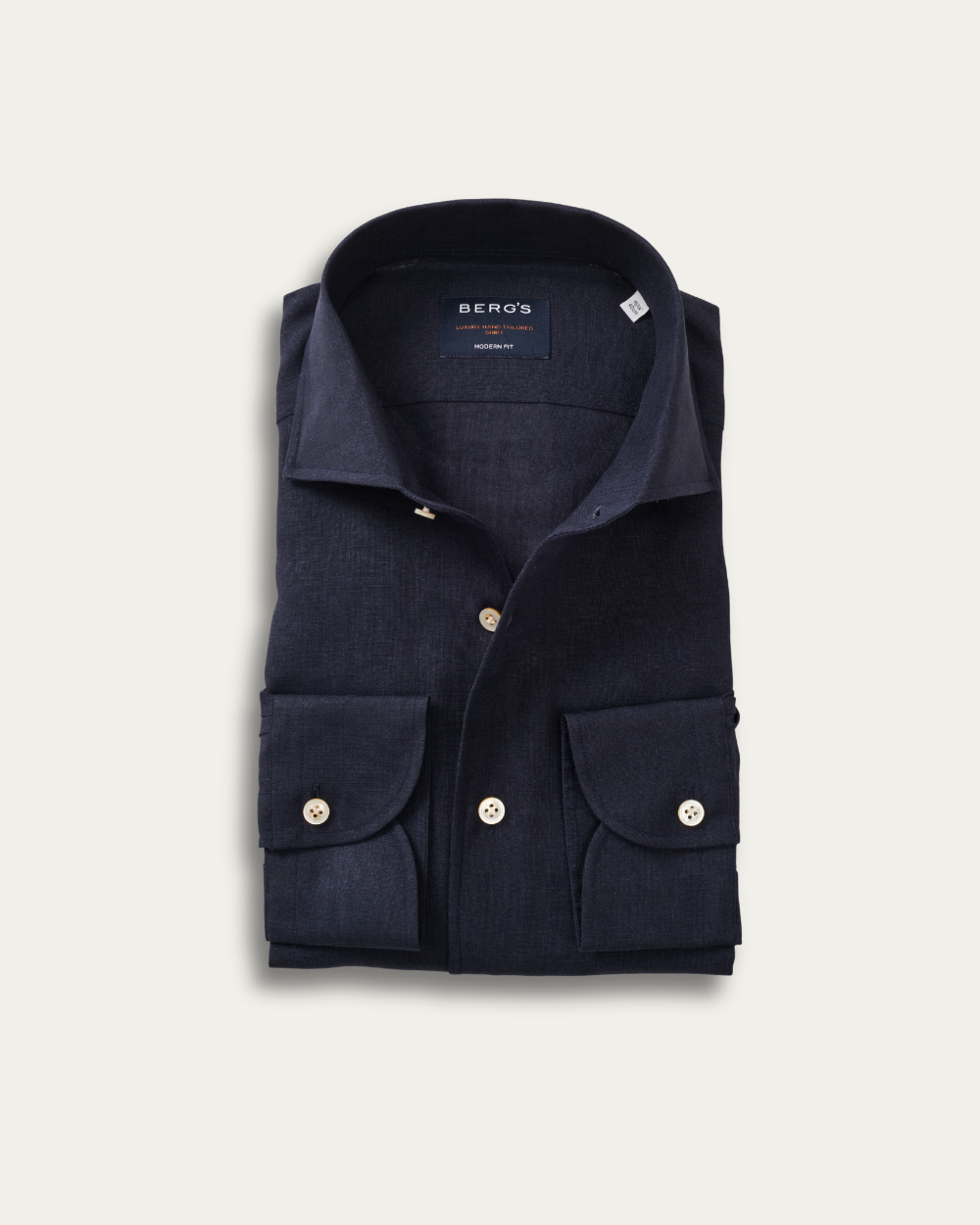 Navy Linen Fontalina Shirt | BERG’S