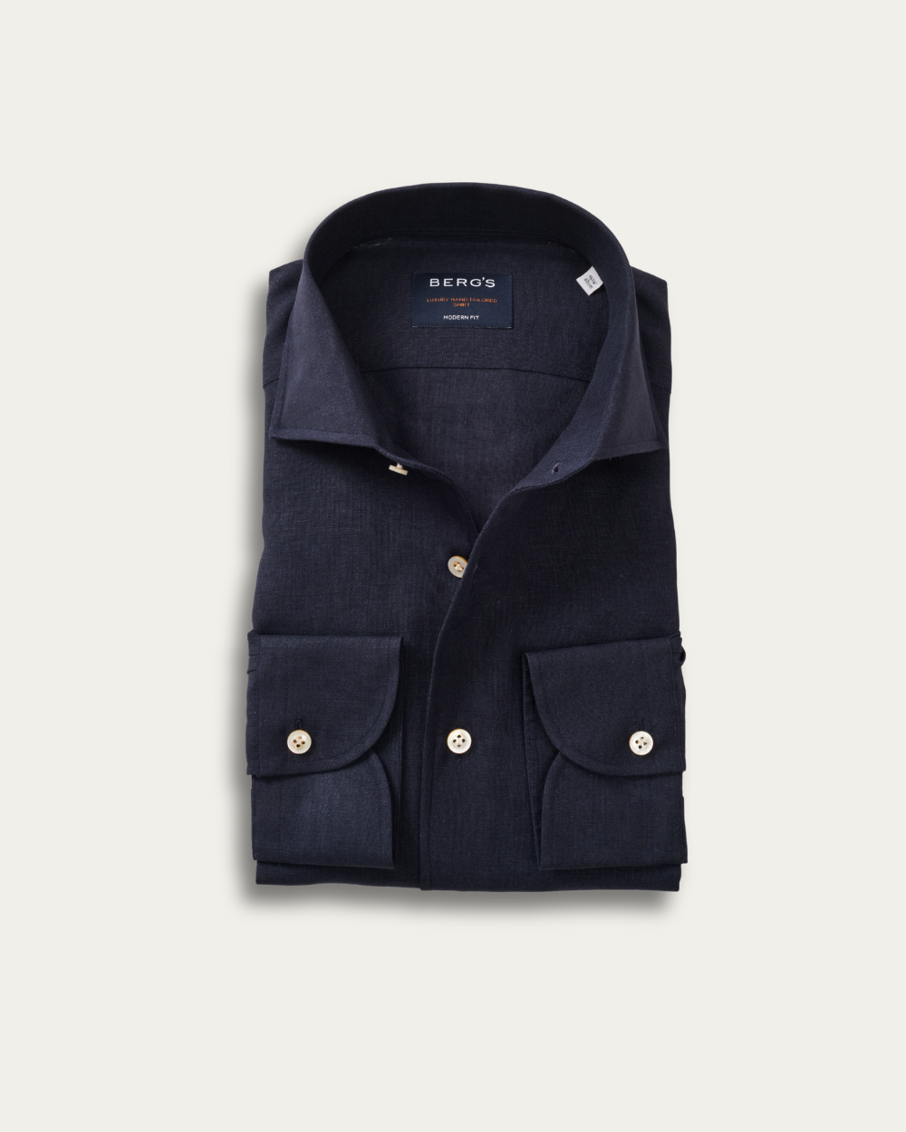 Navy Linen Fontalina Shirt | BERG’S