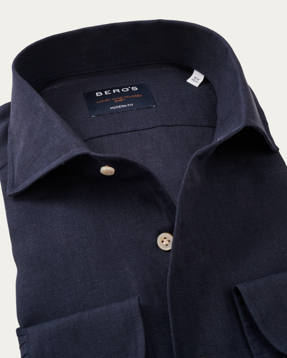 Navy Linen Fontalina Shirt | BERG’S
