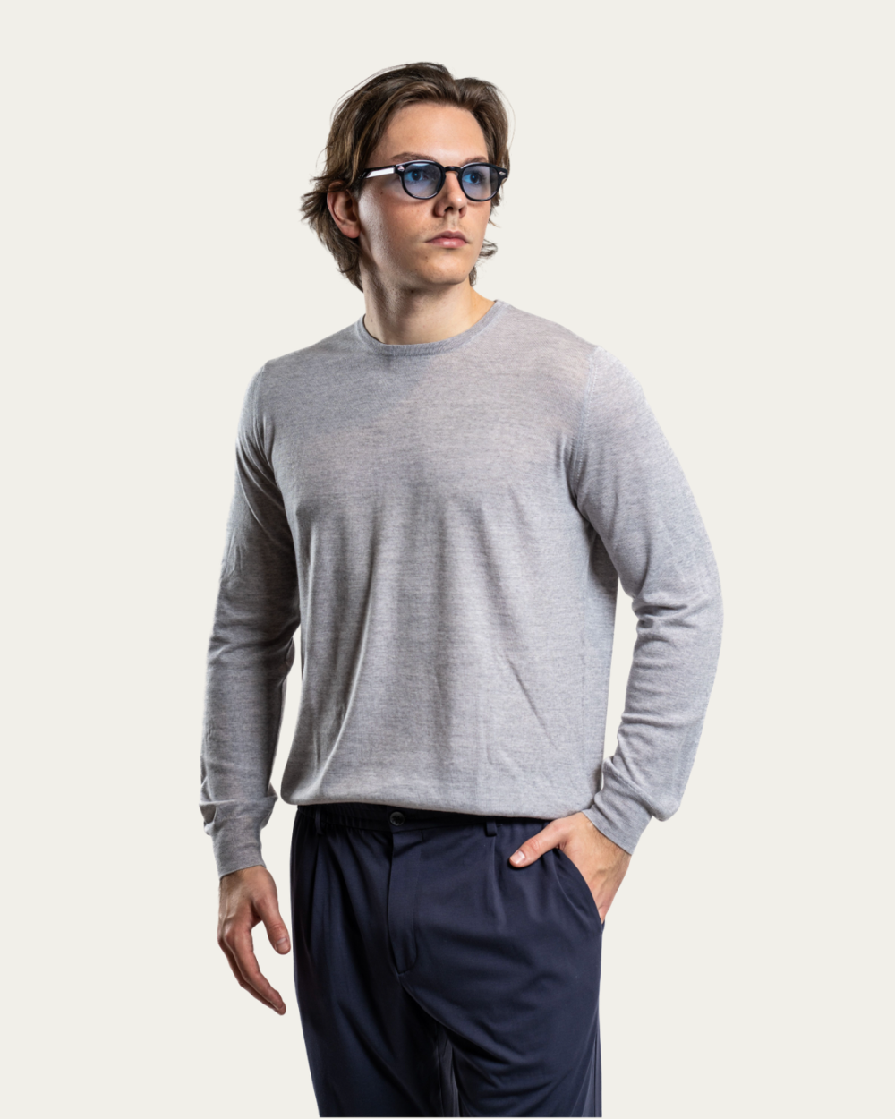 Emanuel Berg - Grey Virgin Wool Sweater
