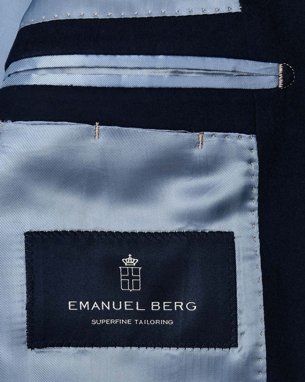 Emanuel Berg | Navy Blue Wool Jacket