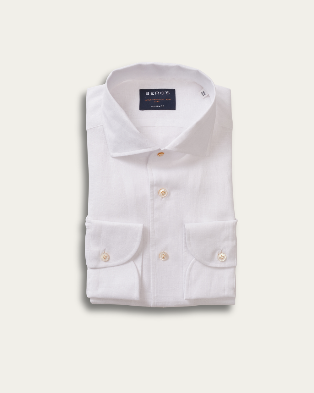 White Linen Fontalina Shirt | BERG’S