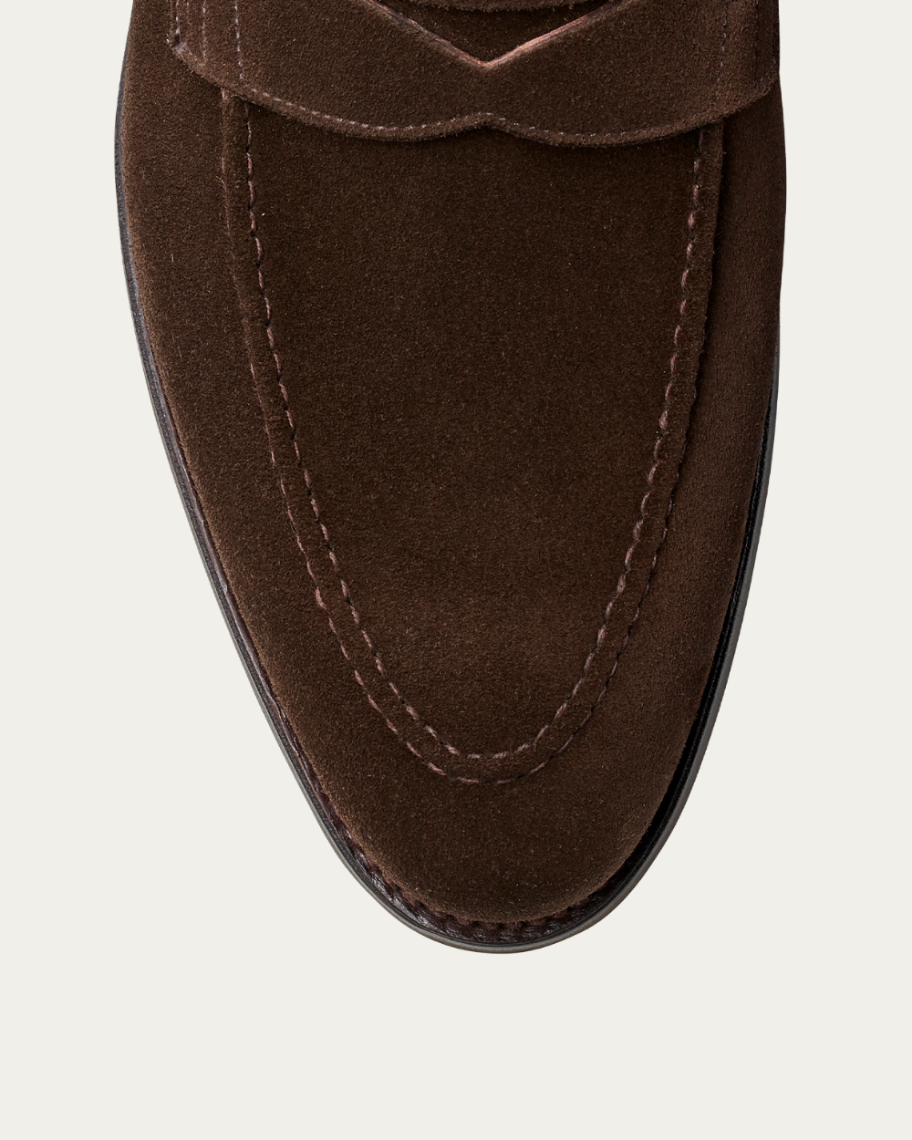 Brązowe mokasyny Sydney ze skóry zamszowej | Crockett & Jones