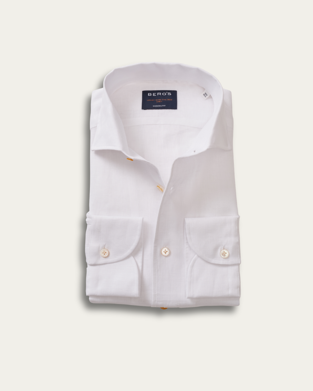 White Linen Fontalina Shirt | BERG’S