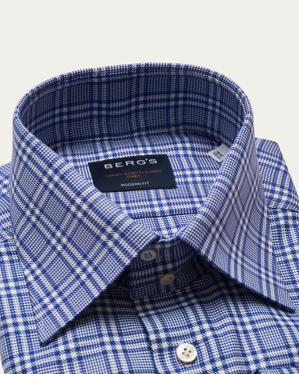 Ciemnoniebieska koszula w kratkę | BERG'S