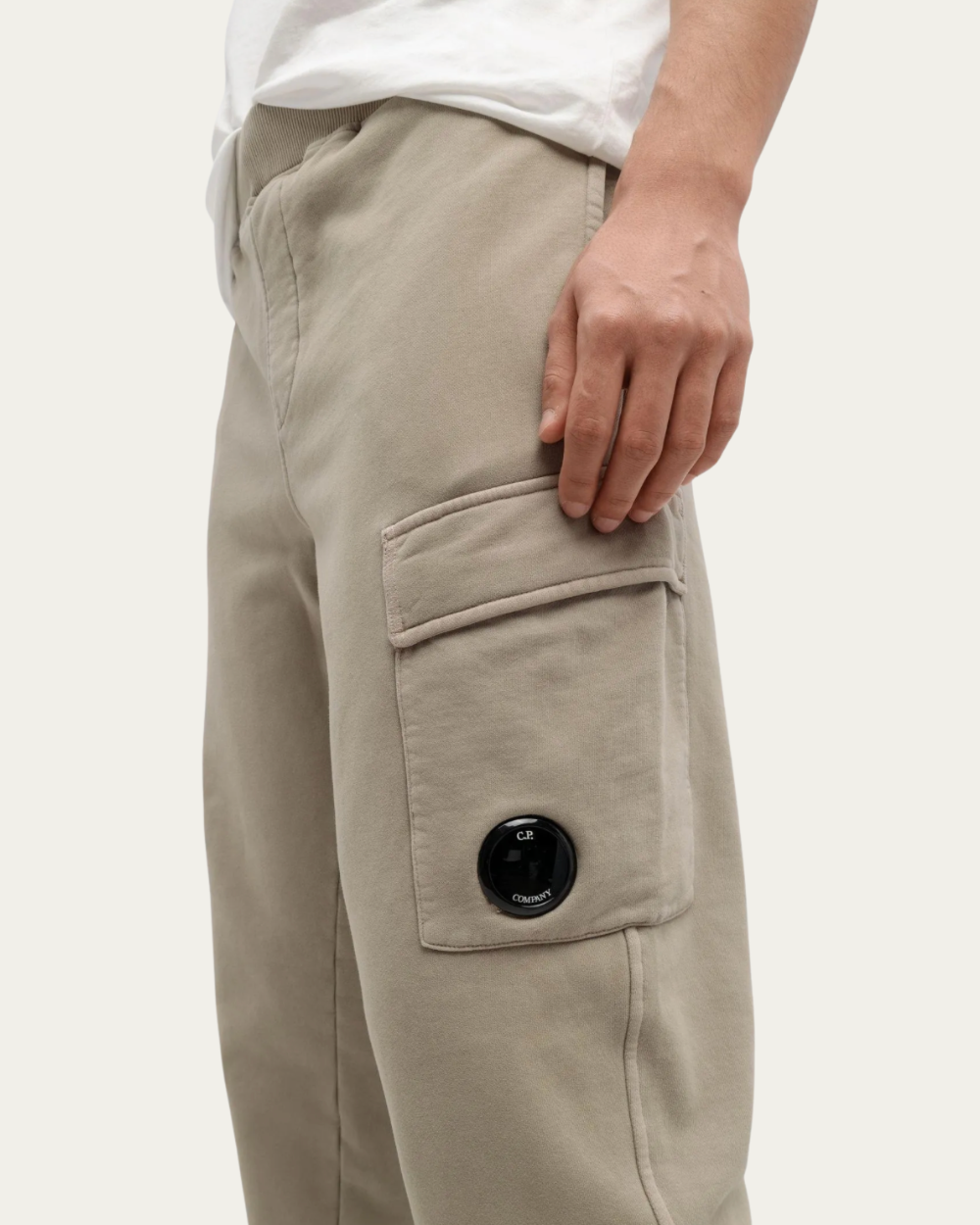 C.P. Company - Brushed Diagonal Fleece Cargo Track Pants