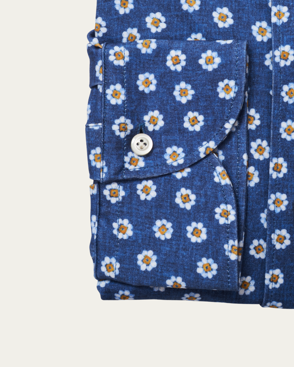 Koszula bawełniana Floral 4Flex | BERG’S