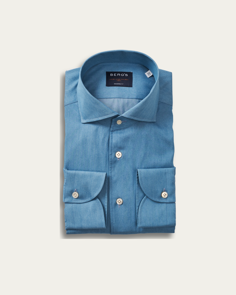 Blue Cotton Fontalina Denim Shirt | BERG’S