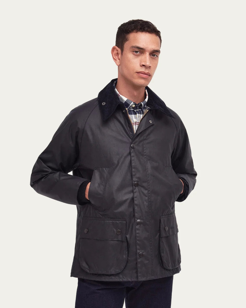Bedale Wax Jacket Navy | Barbour