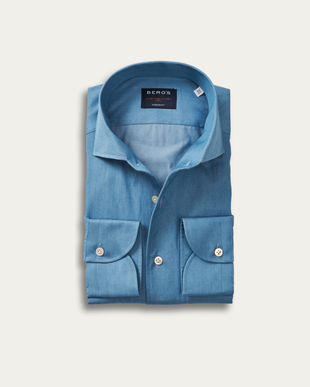 Blue Cotton Fontalina Denim Shirt | BERG’S
