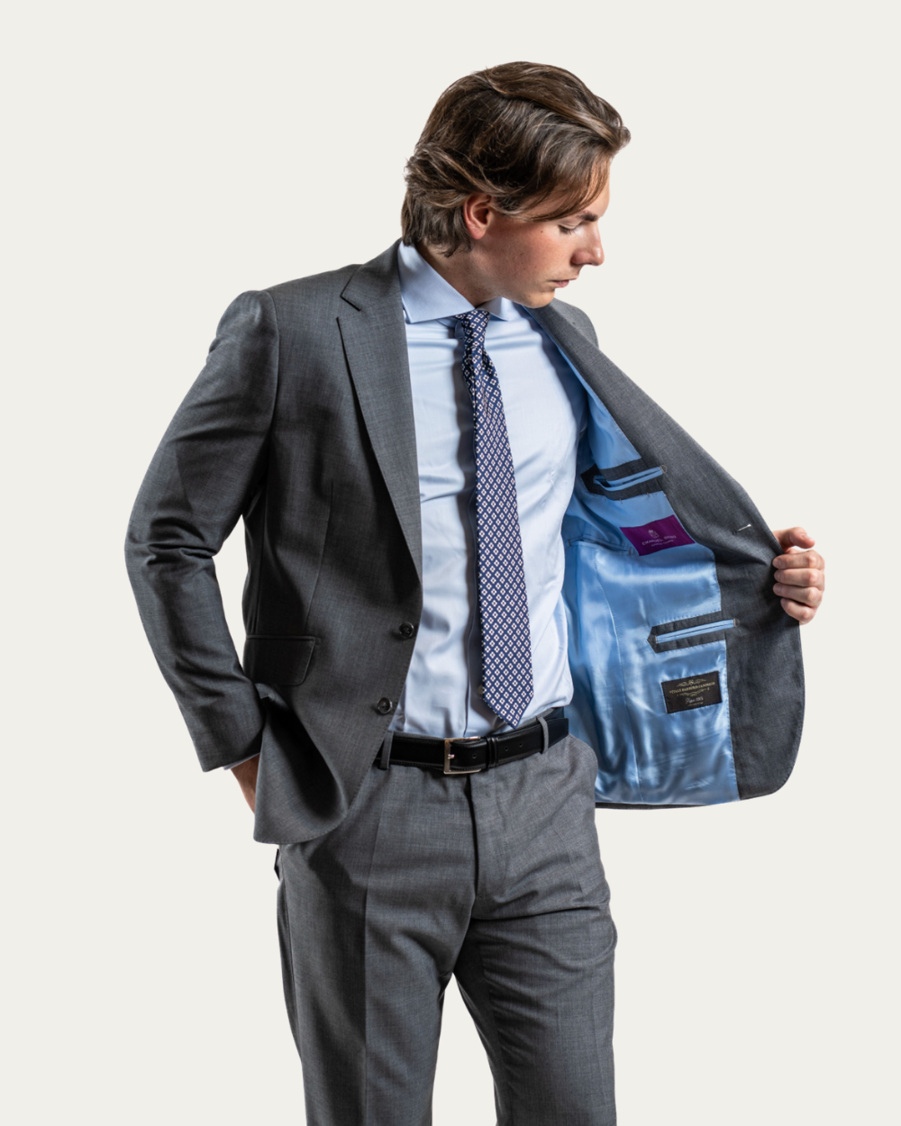 Grey Wool Jacket | Emanuel Berg