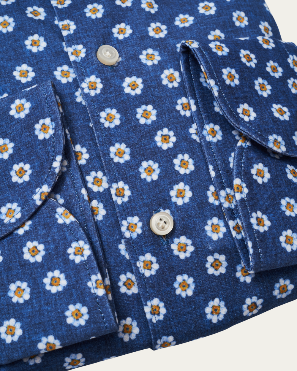 Koszula bawełniana Floral 4Flex | BERG’S