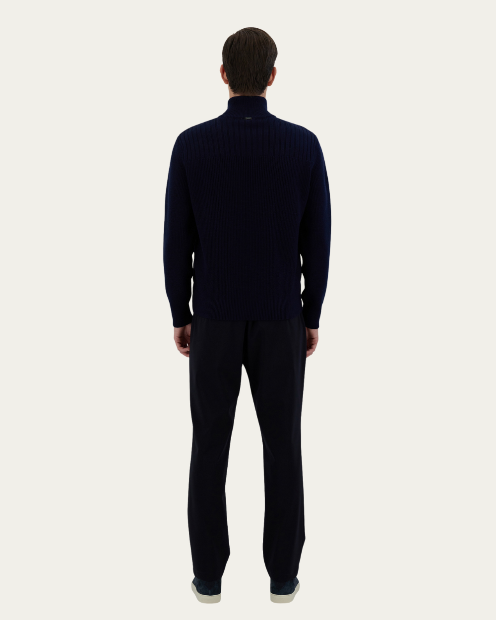 Wool-Knitted Hybrid Jacket