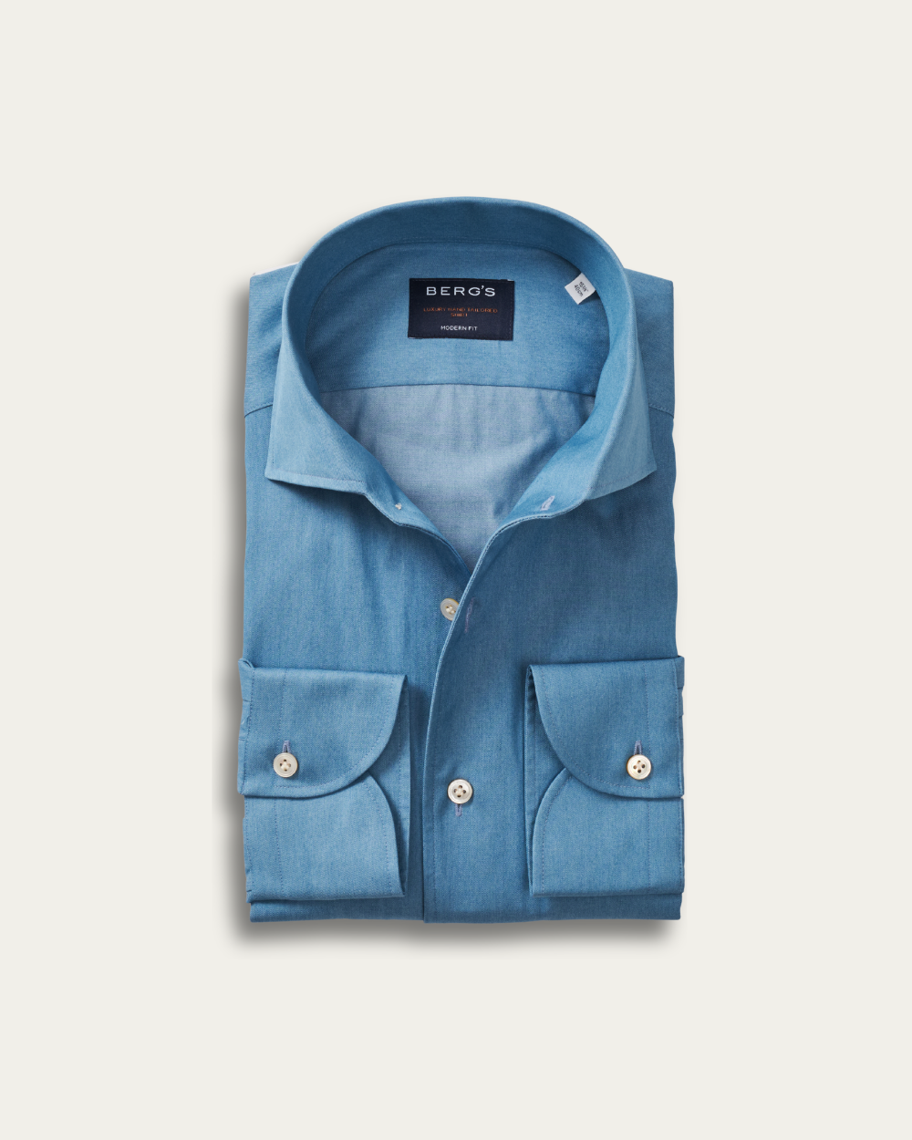 Blue Cotton Fontalina Denim Shirt | BERG’S