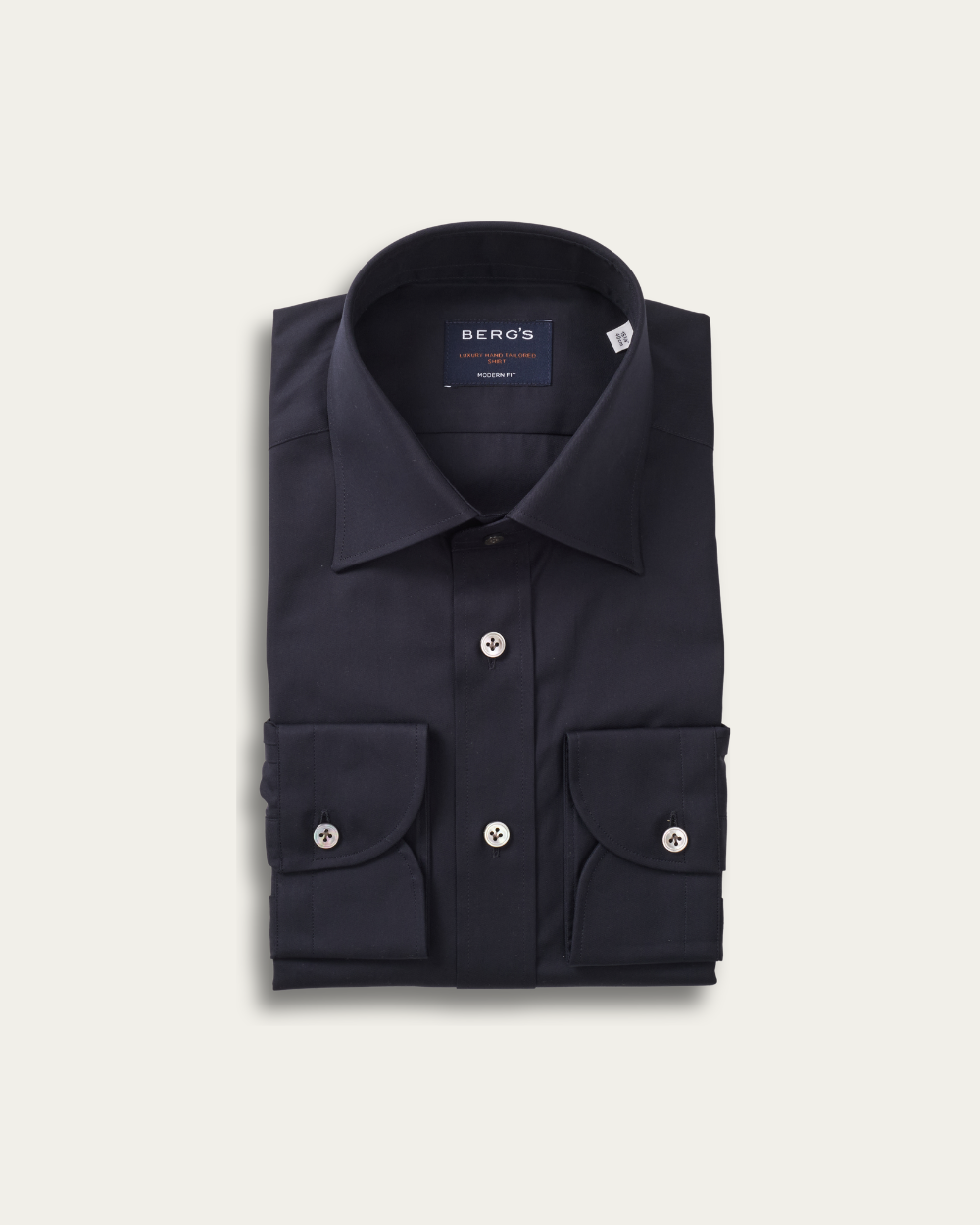 Navy Windemere Twill Parma Shirt | BERG’S