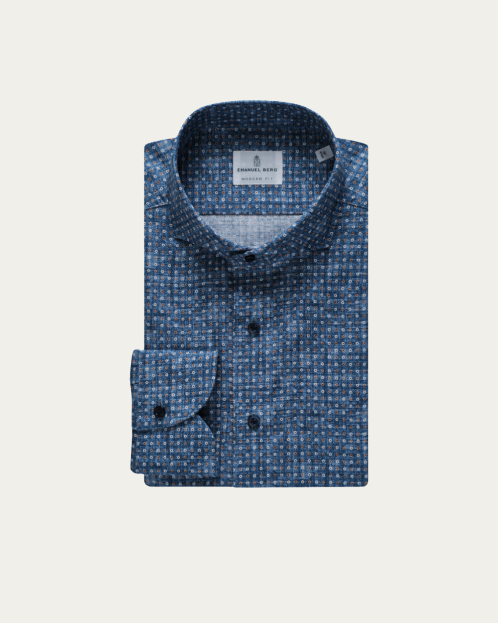 Geometric Pattern Dobby Shirt | Emanuel Berg