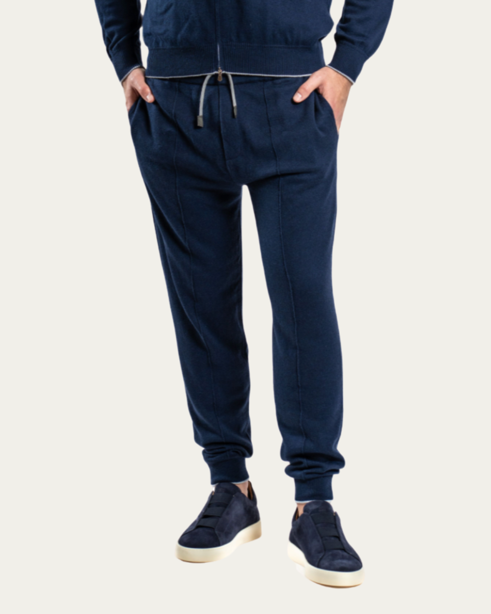 Emanuel Berg | Navy Blue Sweatpants