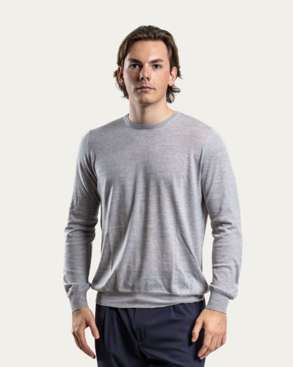 Emanuel Berg - Grey Virgin Wool Sweater