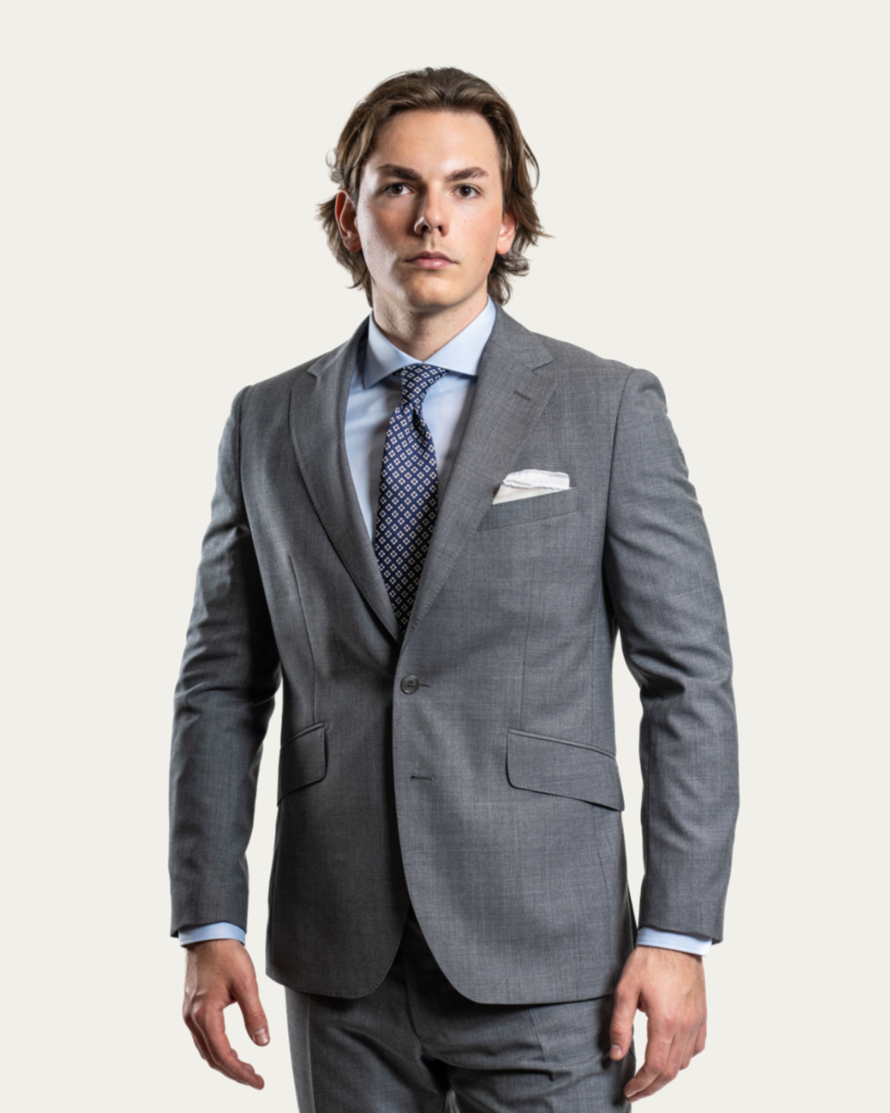 Grey Wool Jacket | Emanuel Berg