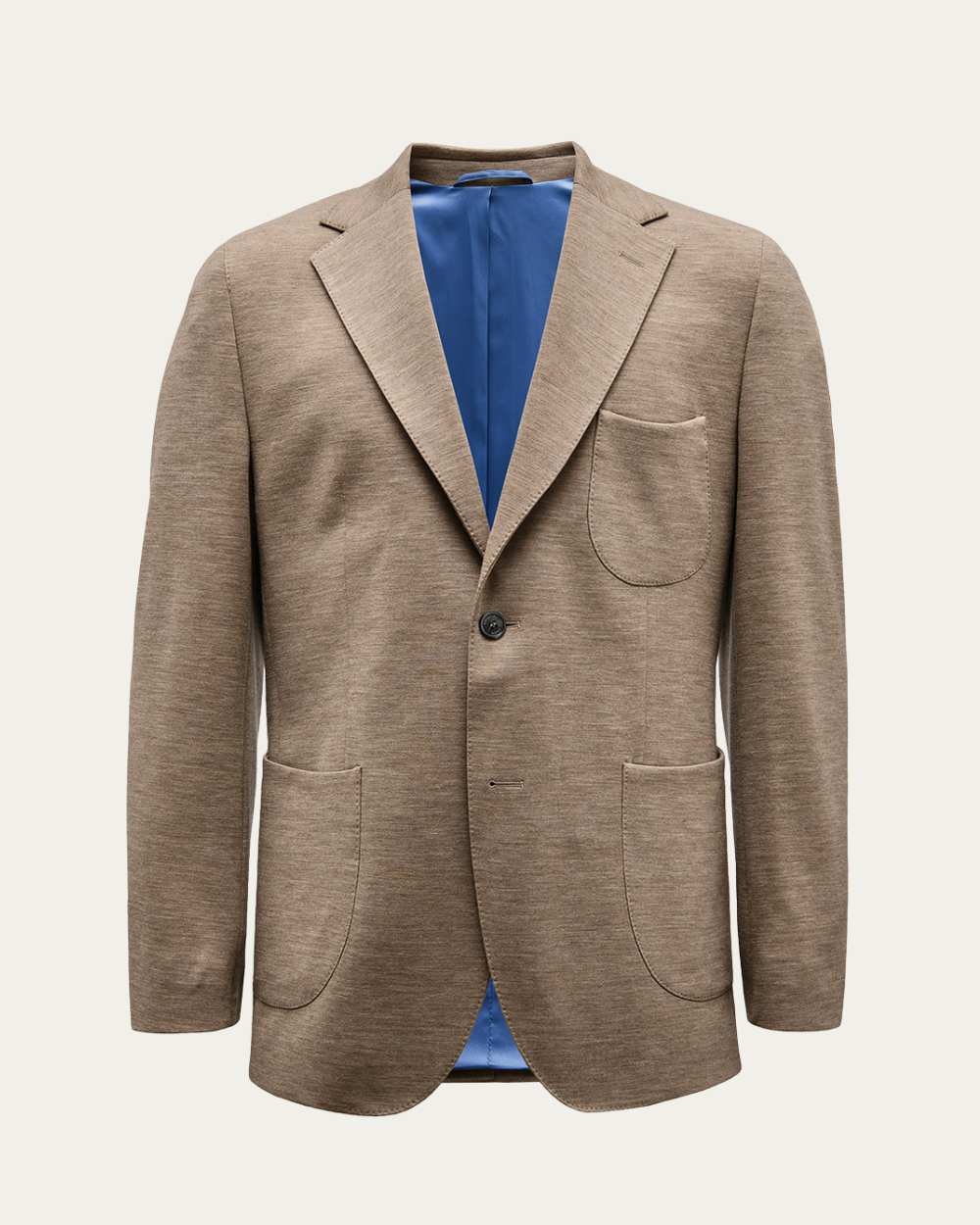 Beżowa marynarka Jersey z wełny | Emanuel Berg