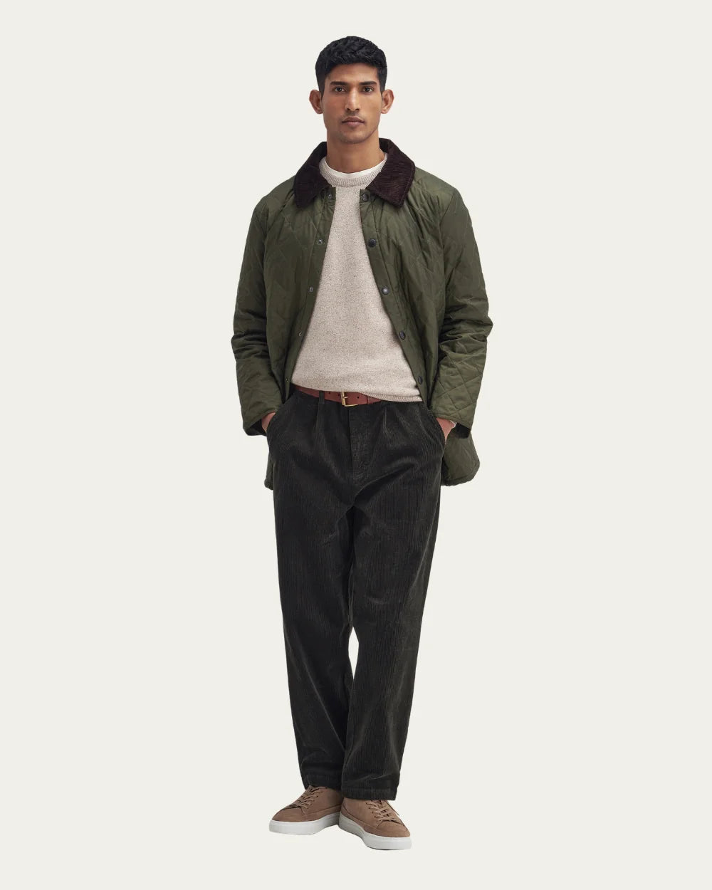 Heritage Liddesdale Quilted Jacket Olive | Barbour